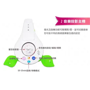 YY10WinFun三合一星空投影音樂床吊鈴自動旋轉音樂盒吊鈴國際玩具安全檢驗床鈴床邊音樂鈴週歲彌月禮物安撫玩具