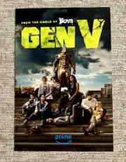 GEN V 12x18 Amazon Prime Premiere Screening POSTER - The Boys Spin-Off
