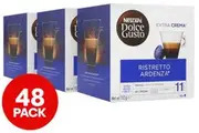 3 x 16pk Nescafe Dolce Gusto Ristretto Ardenza Coffee Capsules