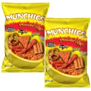 Munchies FLAMIN' HOT Snack Mix Doritos Cheetos Sun Chips Rold Gold 8oz (2 Bags)