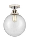Innovations Lighting 288-1C-14-10 Beacon Semi-Flush Beacon 10"W - Black