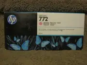 HP CN631A Light Magenta Ink Cartridge Genuine OEM NEW # 772 AUG/2022