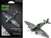 Model Kit Supermarine Spitfire Fighter Aircraft British Royal Force (Moderate by