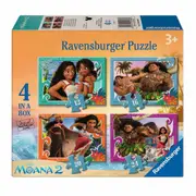 Ravensburger - Disney Moana 4-in-1-Box Puzzle Set