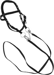 GOOHOCHY Small Equestrian Bridle Horse Tack Western Rope Headstall Comfortable Nylon Horse Training Halter