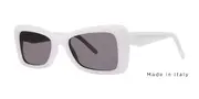 Vera Wang Loop White Men's Sunglasses White Size 54