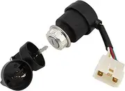 Ignition Key Switches 5 Wires Ignition Start Key Switch for 2KW-5KW 186 Gasoline Generator Ignition Switch Key Accessories Ignition Barrel Key Switch