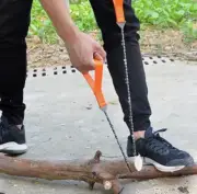 Survival Hand Chain Saw Chainsaw Camping NEW with Belt Pouch