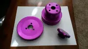 Mazda RX7 13B Billet oil cap, power steering pulley, water pump pulley (for: Mazda)