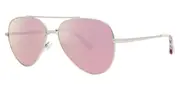 Kensie Stay Classy Purple Mirror Men's Sunglasses Gold Size 55