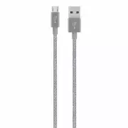 [BELKIN] MIXIT Metallic Micro-USB to USB ChargeSync Cable,F2CU021bt04 - Gray