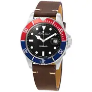 Original Mathey-Tissot Mathey Vintage Automatic Black Dial Pepsi Bezel Men's Watch H9010ATLR