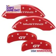 Mgp Caliper Cover 10095SMG1RD, Set of 4 Red Aluminum Fits 94-04 Mustang Caliper