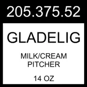 IKEA GLADELIG Milk/cream Pitcher Gray 14 oz 205.375.52