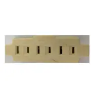Projex FA-352/11BUPRJ 15A 125V 2-Pole Polarized 3 Outlets Adapter (Pack of 10)