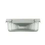 5pc LocknLock Nestopia Rectangular Food Storage Container Set Clear/Green