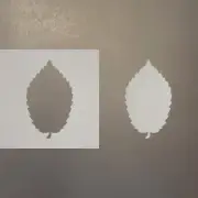 Elm Leaf Plastic Mylar Stencil Airbrush Painting Art Supplies