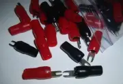 4 Spade Fork Connectors 4 AWG Ga Gauge Terminal Car Amp Power Ground Install
