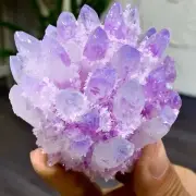 285G New Find pink PhantomQuartz Crystal Cluster MineralSpecimen