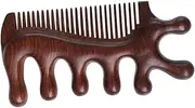 VINTORKY Sandalwood Massage Hair Comb Detangle Scrub Scalp Wooden Comb for Women Men Natural