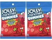 Jolly Rancher Sour Gummies Awesome Reds Candy ~ 6.5 Oz Bags 2 Bags