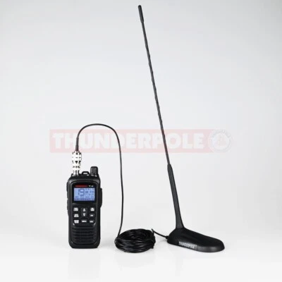 CB Radio Kit | Thunderpole T-X + CAR-27 Shark Fin Mag Kit | CB & Antenna Bundle