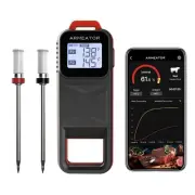 Smart Meat Thermometer with 2 Ultra-Thin Probes, Unlimited Range Bluetooth Me...