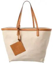 TOTEME Canvas & Leather Tote
