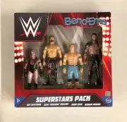 WWE Bend Ems Superstars Pack John Cena Roman Reigns Rey Mysterio TCG Toys 2023