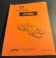 VINTAGE 1977 SCORPION SNOWMOBILE "LIL WHIP" PARTS MANUAL p/n 0185-223 (883)