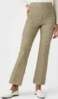 NWT NEW Spanx The Perfect Kick Flare Dijon Jacquard Plaid Ponte Crop Pants Small