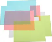 ABOOFAN 8pcs Kitchen Non- Mats for Refrigerator Washable Oil Liner Multi-Function Shelf White Green Each Easy to Cut