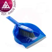 Leecroft Dustpan & Brush Stiff Bristles Set│for Easy to Cleaning│Assorted Colour
