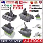 Replacement Fit For Makita Milwaukee Ryobi 18V Battery Convert To Dyson V6 V7 V8