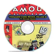 Teenager Comic Books, Vol 4, Famous Funnies, Full Color, Golden Age DVD D57