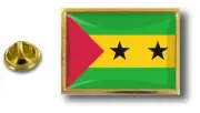 Pins Pin Badge Pin's Metal With Clip Butterfly Flag Sao Tome Principe