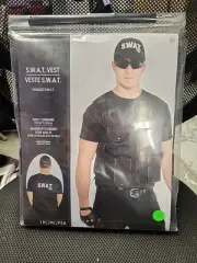 New Adult S.W.A.T Vest Halloween Costume Fits up to Size 44 #4409