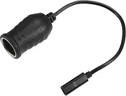 X AUTOHAUX 20V Cigarette Lighter Adapter/Interior USB Type C Female Cigarette Lighter Converter Cable for Car RV/Durable ABS Plastic 0.28m / 1 Pcs Black