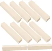 DIY Wood Carving Kit 10pcs Basswood Blocks Soft Carving Wood for Beginners Craft Enthusiasts