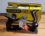 Vintage Stanley SB3 Plane NOS With Box Woodworking Carving Carpentar Tools