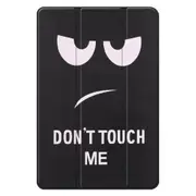 Big Eyes Pattern Colored Painted Horizontal Flip PU Leather Case for Galaxy Tab Advanced2 / T583, with Three-folding Holder
