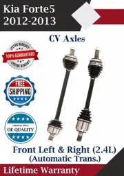 New OE Front CV Axles For 2012-2013 Kia Forte5 2.4L Automatic Trans. Lifetime W. (for: Kia)