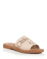 Chloe Women's Woody Logo Slide Sandals