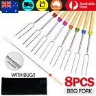 Marshmallow Roasting Stick Forks Skewers BBQ Camping Campfire Grill Outdoor