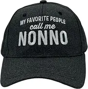 [Crazy Dog T-shirts] My Favorite People Call Me Nonno Hat Funny Sarcastic Fathers Day Cap