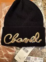 Chanel Black Beanie Brand New With Tags