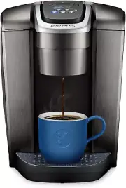 K-Elite Single-Serve K-Cup Pod Coffee Maker, Brushed Slate, 12 Oz. Brew Size
