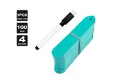 SpringUp 100PCS Plant Labels Flexible PVC Plastic Garden Tag Nursey Seeding Marker Pen Bulk Sale Free Pen-4 Colours
