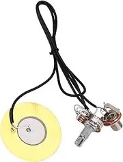 50mm Metal Pickup Piezo Tranucer Amplifier Pre-wired Guitar Accessories Multifunctional Home Use Accessory