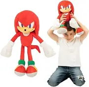 Franco Super Soft Plush Anime Cuddle Pillow Buddy, 1 Count (Pack of 1), Sonic The Hedgehog Knuckles